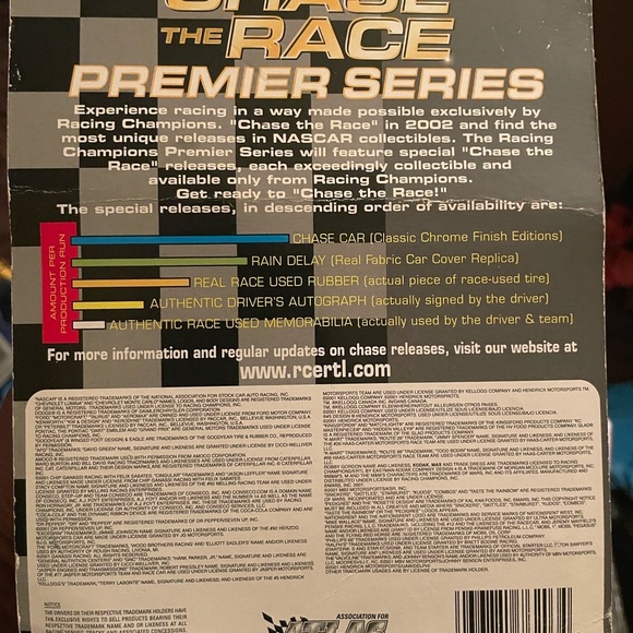 Nascar Racing Champions Die-Cast Car - Red, White, Blue - Picture 3 of 4